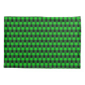 Green Plaid Pillow Hoesje Kussensloop (Achterkant)