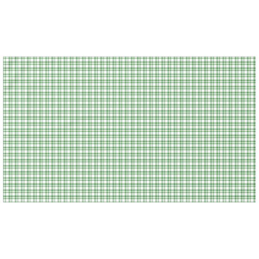 Green Plaid Print Tafelkleed (Voorkant (Horizontaal))