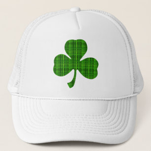 Green Plaid Shamrock Trucker Pet