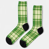 Green Plaid St. Patrick's Day  Sokken (Links)