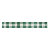 Green Plaid Stripes Christmas Grosgrain Lint (Voorkant)