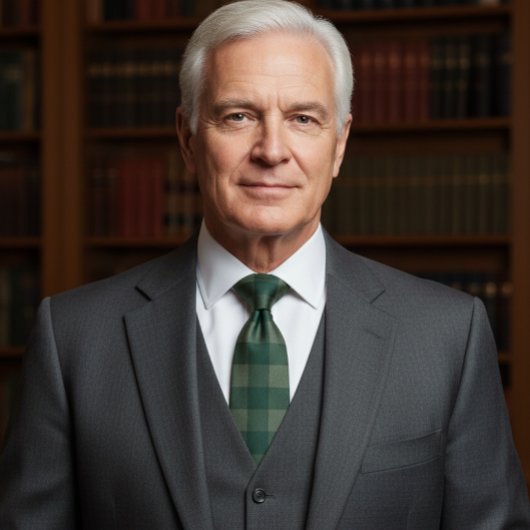 Green Plaid Stropdas