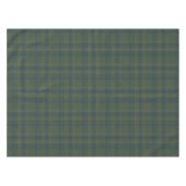 Green Plaid Tartan | Rustieke kerstvakantie Tafelkleed (Voorkant (Horizontaal))