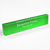 Green Plain Elegant Modern Minimalist Naambordje