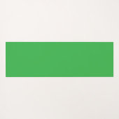Green  Plain Relaxing Elegant Yogamat (Achterkant (horizontaal))
