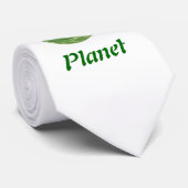 Green Planet Earth Day Stropdas (Opgerold)