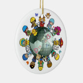 Green Planet Ornament (Rechts)