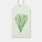 Green plant in the shape of a bouquet. cadeaulabel (Voorkant)