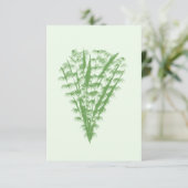 Green plant in the shape of a bouquet. kaart (Staand voorkant)