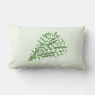Green plant in the shape of a bouquet. kussen