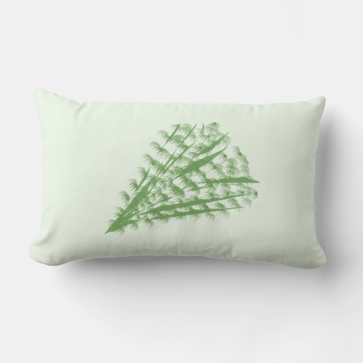 Green plant in the shape of a bouquet. kussen (Voorkant)