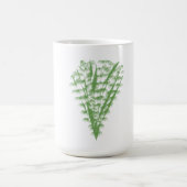 Green plant in the shape of a bouquet. magische mok (Midden)