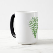 Green plant in the shape of a bouquet. magische mok (Voorkant links)