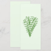 Green plant in the shape of a bouquet. menu (Voorkant / Achterkant)