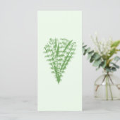 Green plant in the shape of a bouquet. menu (Staand voorkant)