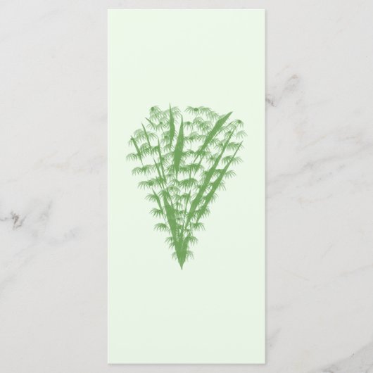 Green plant in the shape of a bouquet. menu (Voorkant)