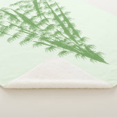 Green plant in the shape of a bouquet. sherpa deken (3/4)