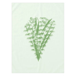 Green plant in the shape of a bouquet. tafelkleed