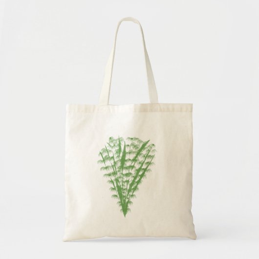 Green plant in the shape of a bouquet. tote bag (Voorkant)