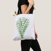 Green plant in the shape of a bouquet. tote bag (Dichtbij)