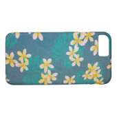 Green Plumeria Hawaii Case-Mate iPhone Case (Achterkant (Horizontaal))