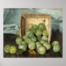 Green Plums - Joseph Decker Fine Art Poster