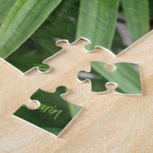 Green Pointed-Leaf Plant Puzzle door Darin Jones Legpuzzel (Zijkant)