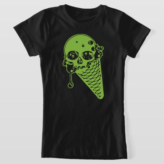 Green Poison Ice Cream Cone T-Shirt (Laagn)