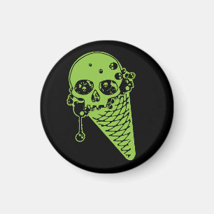 Green Poison Ice Cream Magnet