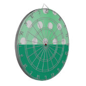 Green Poka Dots Dartbord (Voorkant Links)