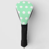 Green Poka Dots Golfheadcover (Voorkant)