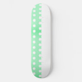 Green Poka Dots Persoonlijk Skateboard (Voorkant)