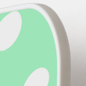 Green Poka Dots Pickleball Paddle (Links Detail)