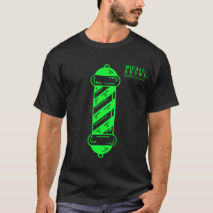 Green Pole Barber Hair voor hem T-shirt