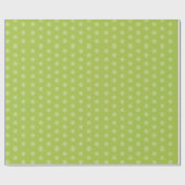 Green Polka Dot Baby shower Cadeaupapier (Vlak)