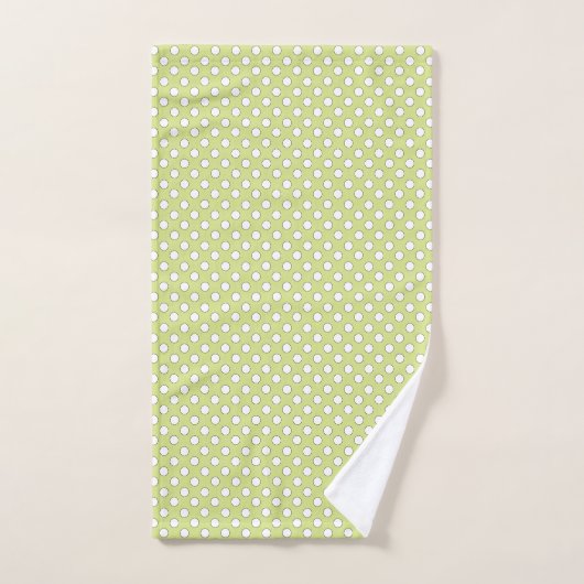 Green Polka Dot Elephant Bath Towel Set Bad Handdoek (Handdoek)