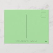 GREEN POLKA DOT FLAMINGO, FUNNY ST. PATRICK'S DAG FEESTDAGENKAART (Achterkant)