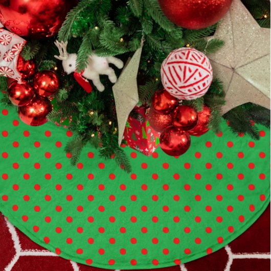 Green Polka Dot Kerstboom Rok