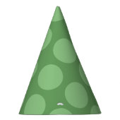 Green Polka Dot Pattern Feesthoedjes (Rechts)