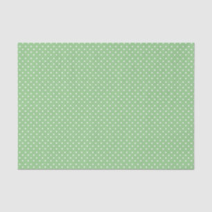 Green Polka Dot Pattern Tissuepapier
