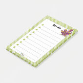 Green Polka Dot Red Diamond TO-DO Post-it® Notes (Schuin)