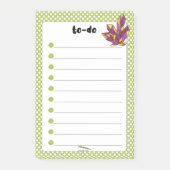 Green Polka Dot Red Diamond TO-DO Post-it® Notes (Voorkant)