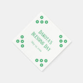 Green Polka-dot Special Event Servet (Hoek)
