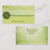 Green Polka Dot Visitekaartje (Voorkant / Achterkant)