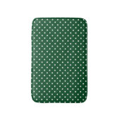 Green Polka Dots Bath Mat (Voorkant Verticaal)