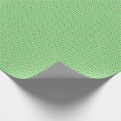 Green Polka Dots Cadeaupapier (Hoek)