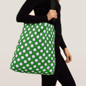 Green Polka Dots Crossbody Tas (Dichtbij)