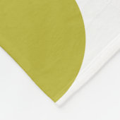 Green Polka Dots  Fleece Deken (Hoek)