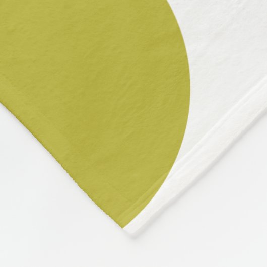 Green Polka Dots  Fleece Deken (Hoek)