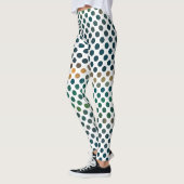 Green Polka Dots Gradient Leggings (Links)
